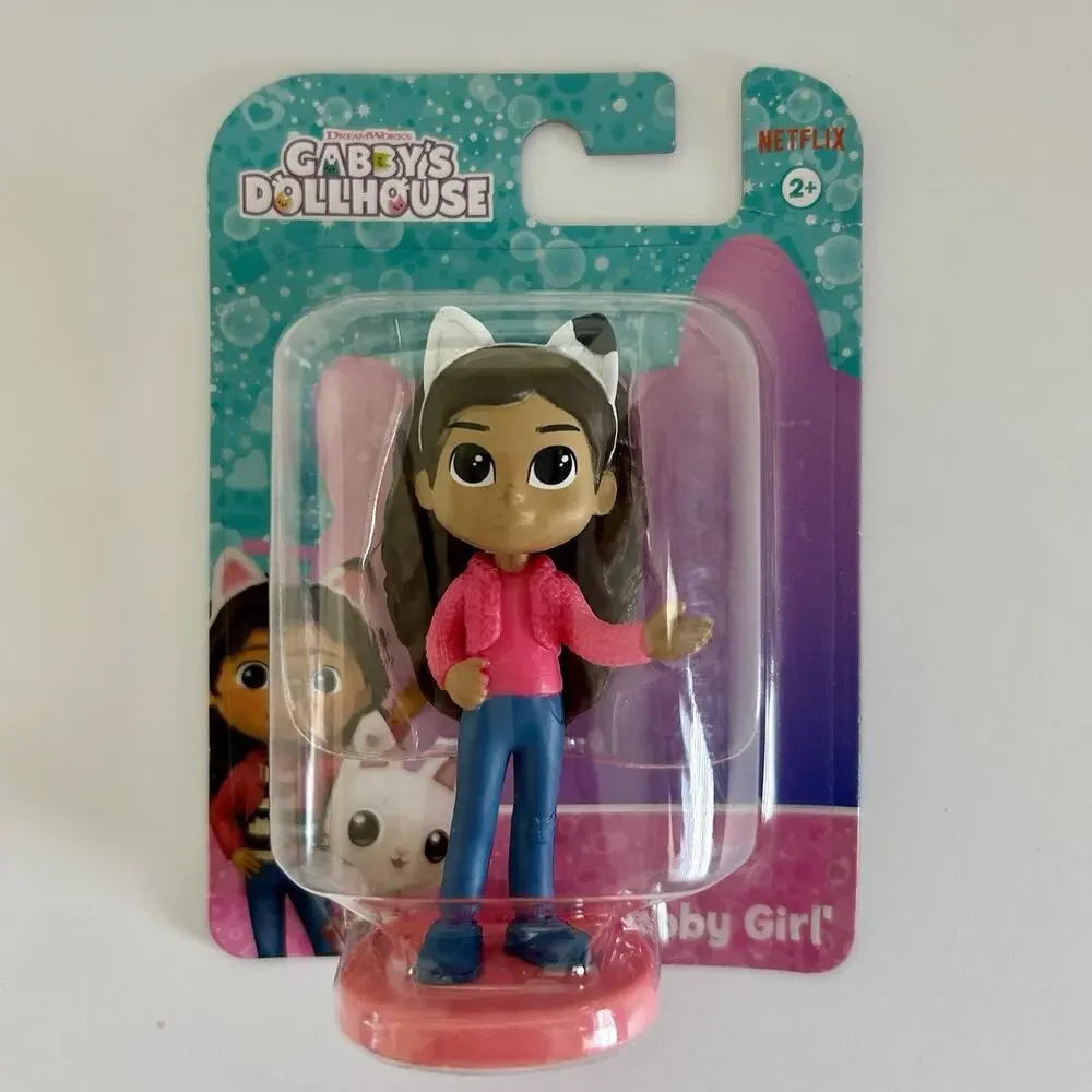 NEW Gabby’s Dollhouse Birthday Cake Topper Set 4 Figures Matching Candles SEALED